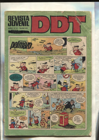 DDT tercera epoca numero 142: roto en cubierta protegido con cello