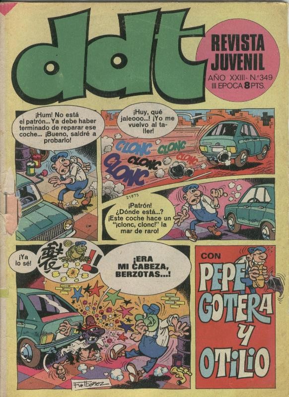 DDT tercera epoca numero 349: Carioco, Pipo y Colas, Ganzuo y Pesquison