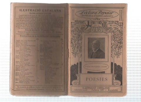 Lectura Popular: Biblioteca d'autors catalans: Poesies de Joseph Franquesa y Gomis