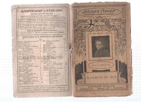 Lectura Popular: Biblioteca d'autors catalans: Elizabeth de Mur