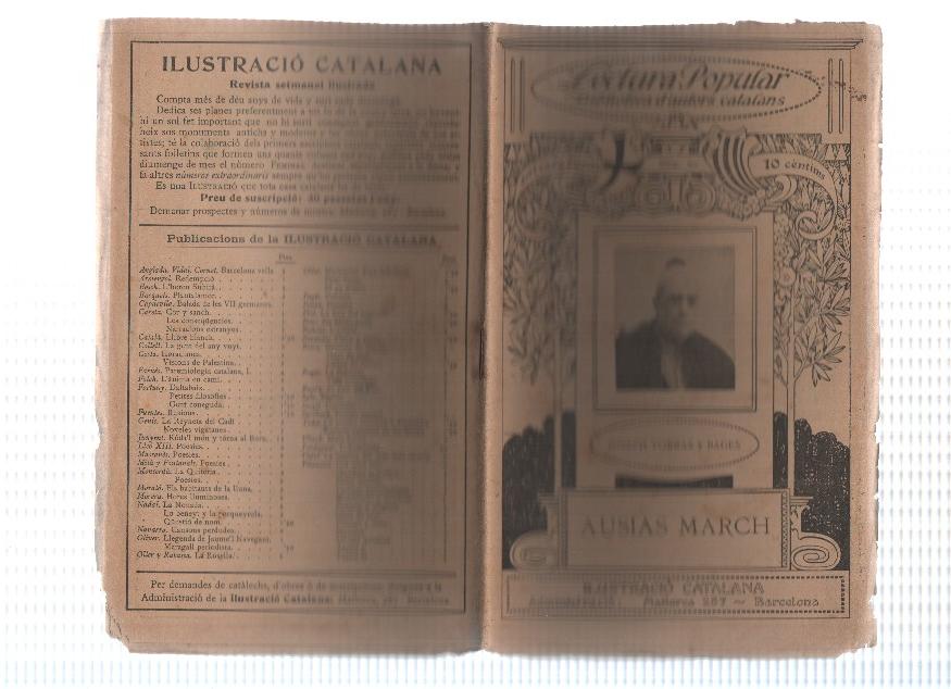 Lectura Popular: Biblioteca d'autors catalans:  Ausias March