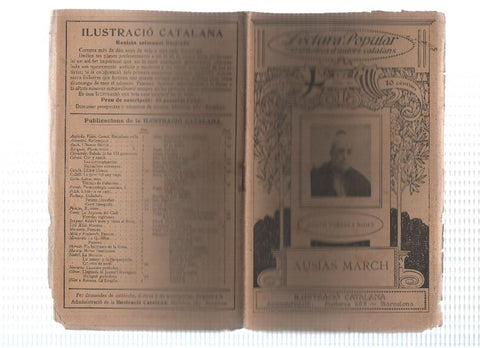 Lectura Popular: Biblioteca d'autors catalans:  Ausias March