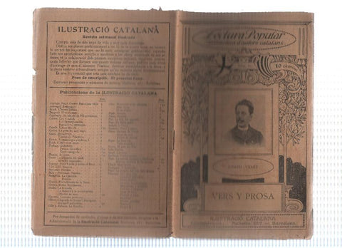 Lectura Popular: Biblioteca d'autors catalans: Vers y prosa de Joseph Yxart