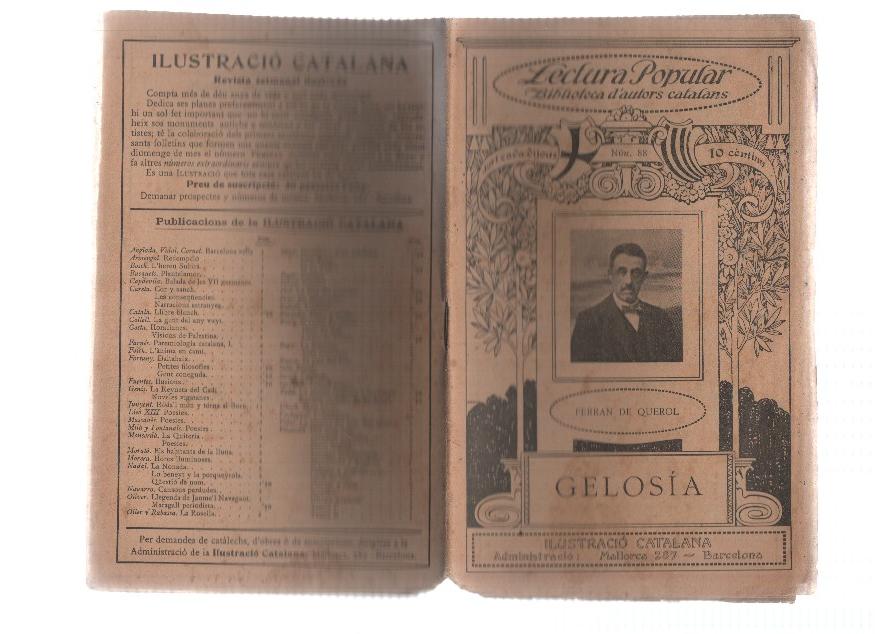 Lectura Popular: Biblioteca d'autors catalans: Gelosia