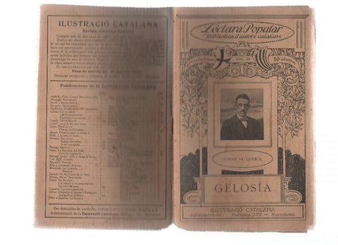 Lectura Popular: Biblioteca d'autors catalans: Gelosia
