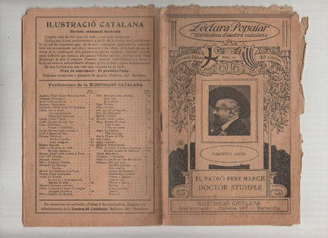 Lectura Popular: Biblioteca d'autors catalans: El patro Pere March Doctor Stumper