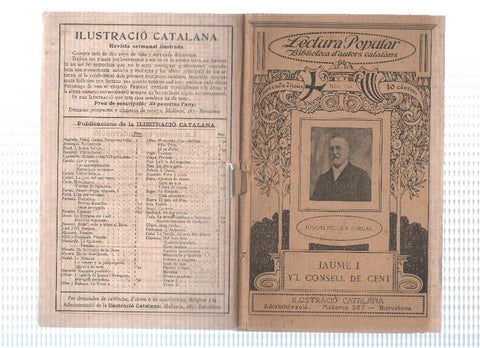 Lectura Popular: Biblioteca d'autors catalans: Jaume I y,l consell de cent