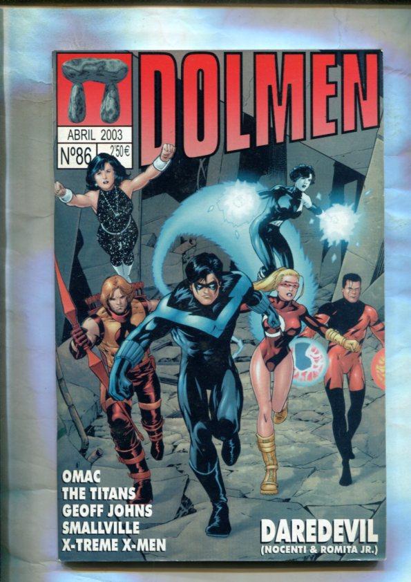 Fanzine: Dolmen numero 086: Daredevil-Omac-The Titans-Geoff Johns-Smalville-X Treme X Men