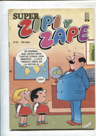 Super Zipi y Zape numero 051: Tigrillo, Caperucita Feroz, Smith Wesson, El profesor Tragacanto, Gu Gu,.