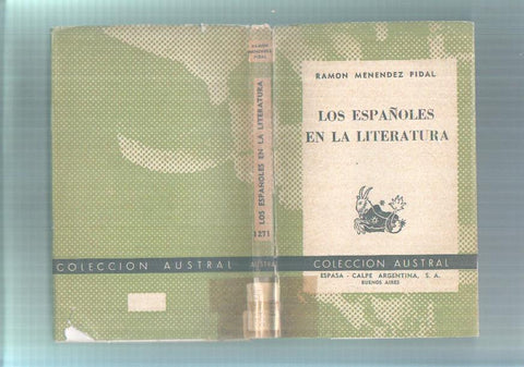 Austral numero 1271: Los españoles en la Literatura