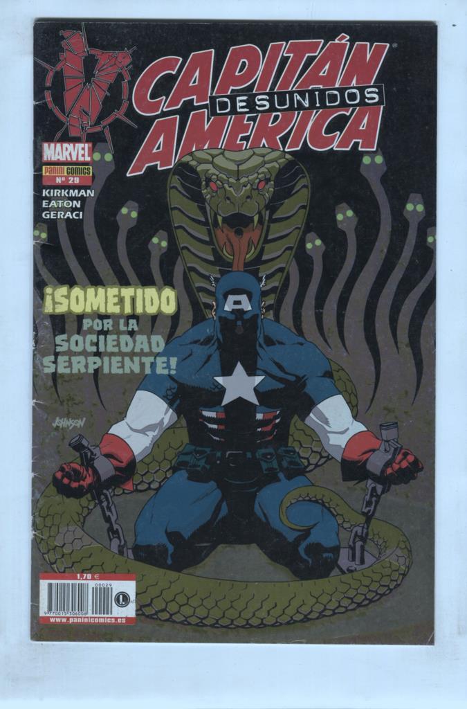 Marvel Knights, Panini: Capitan America num 29 sept 2005 - Superpatriota parte 3