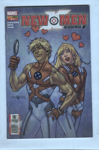 Marvel, Panini: New X Men: Academia X num 3 nov 2005 - Elegir bando parte 4 y 5