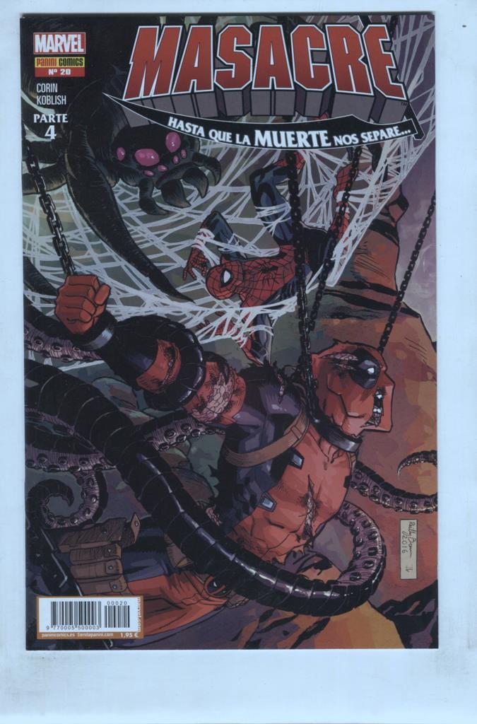 Marvel, Panini: Masacre num 20, oct 2017 - Hasta que la muerte nos separe parte 4