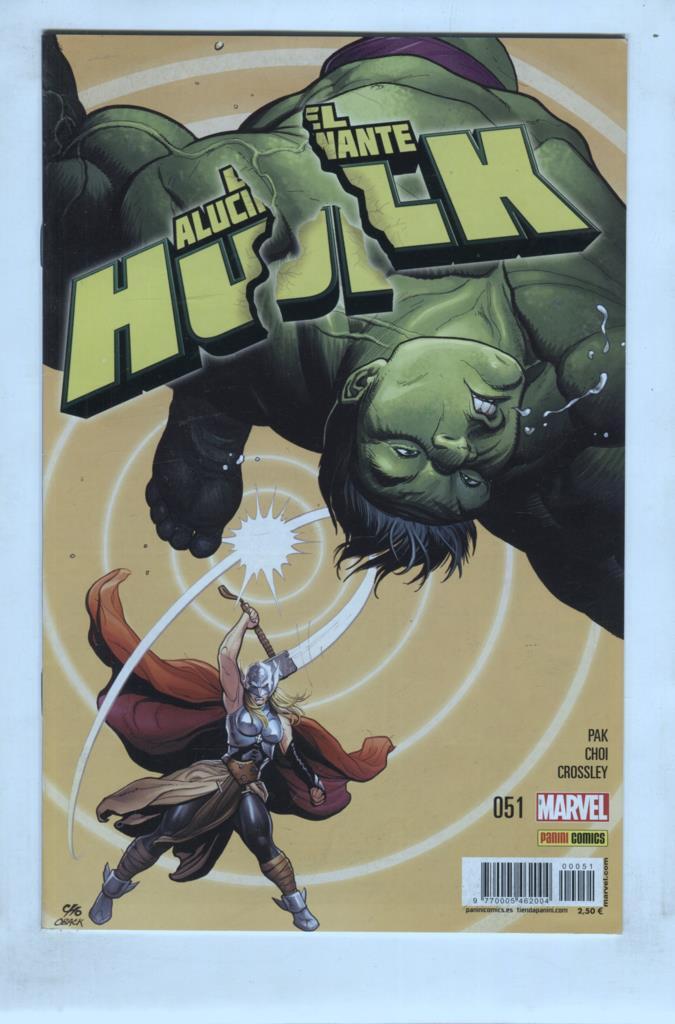 Marvel, Panini: El Alucinante Hulk num 51 agost 2016 - Hulk ante el espejo parte 2