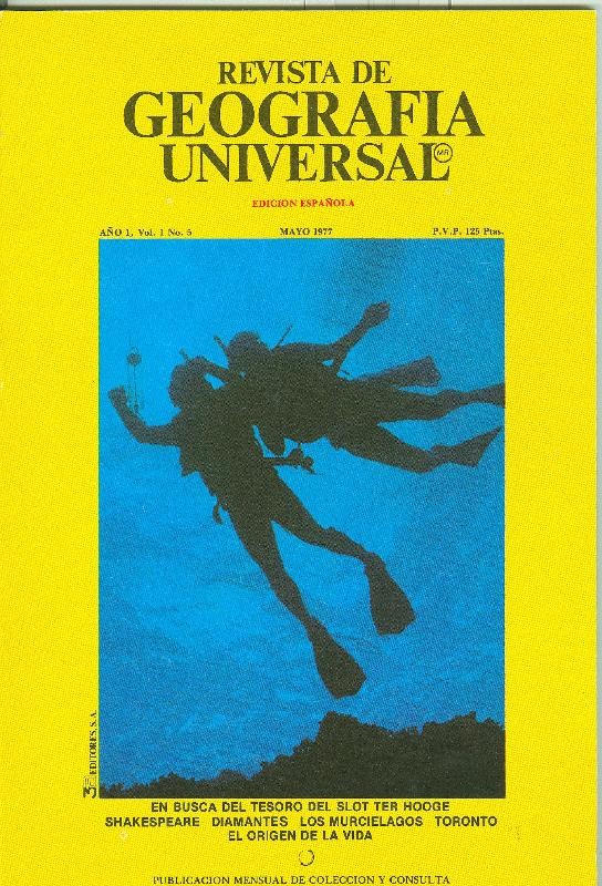 Revista de Geografia Universal volumen1 numero 5, mayo 1977: Los murcielagos toronto