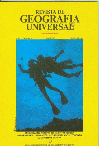 Revista de Geografia Universal volumen1 numero 5, mayo 1977: Los murcielagos toronto
