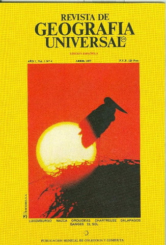 Revista de Geografia Universal volumen 1, numero 4, abril 1977: el Ganges