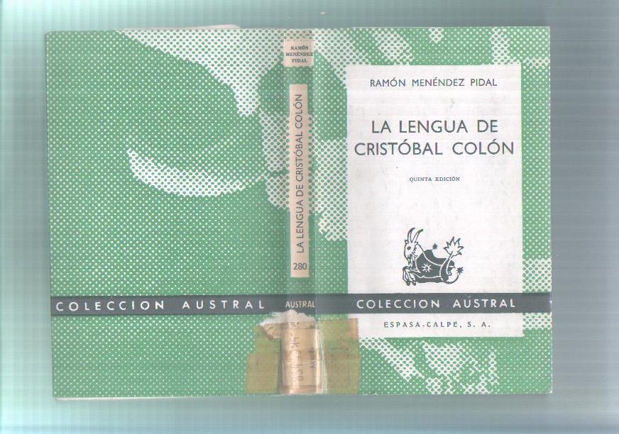 Austral numero 280: La lengua de Cristobal Colon