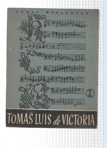 Temas Españoles numero 274; Tomas Luis de Victoria