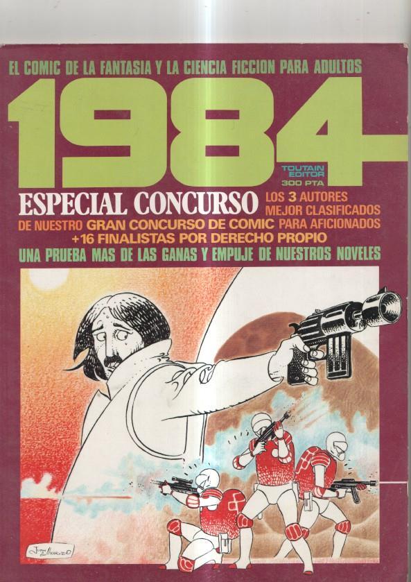 1984 revista de comics numero concurso 1984 