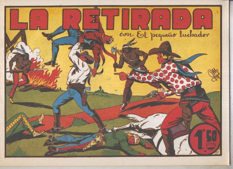 El Pequeño Luchador facsimil numero 013: la retirada
