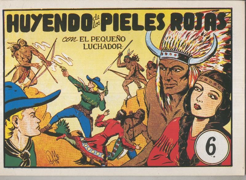 El Pequeño Luchador, dos en uno numero 06: Huyendo de los pieles rojas 