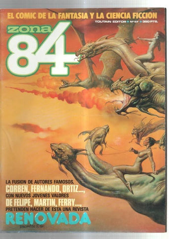 Zona 84 numero 57: Den III de R.Corben-Zetari de Burn-