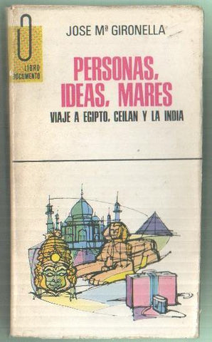 Libro documento numero 74: Personas ideas mares, viaje a Egipto, Ceilan y la India