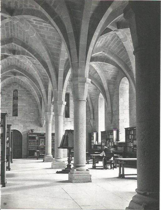 LAMINA 20704: Biblioteca del Monasterio de Poblet