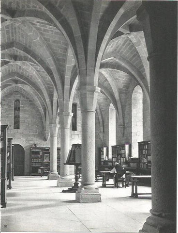 LAMINA 20704: Biblioteca del Monasterio de Poblet