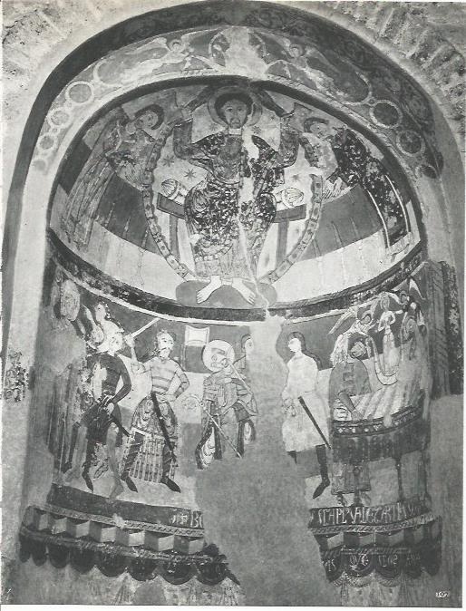 LAMINA 20712: Fresco del abside menor de la Iglesia de Santa Maria de Terrassa