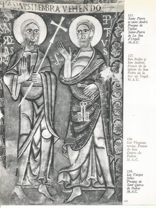 LAMINA 20715: Fresco de la iglesia de Sant Pere de la Seu d'Urgell