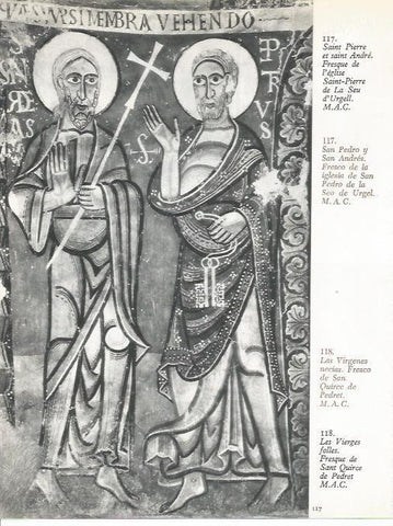 LAMINA 20715: Fresco de la iglesia de Sant Pere de la Seu d'Urgell