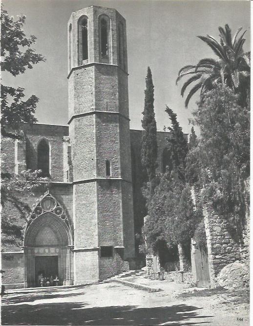 LAMINA 20723: Monasterio de Pedralbes en Barcelona