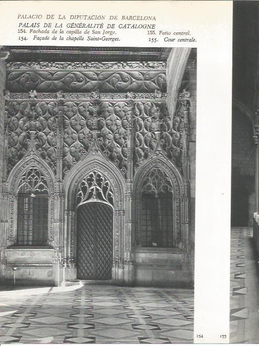 LAMINA 20728: Fachada de la Capilla de Sant Jordi de la Diputación de Barcelona
