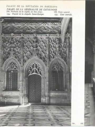 LAMINA 20728: Fachada de la Capilla de Sant Jordi de la Diputación de Barcelona