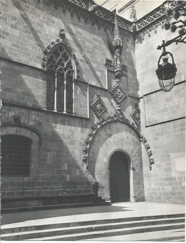 LAMINA 20730: Fachada gotica del Ayuntamiento de Barcelona