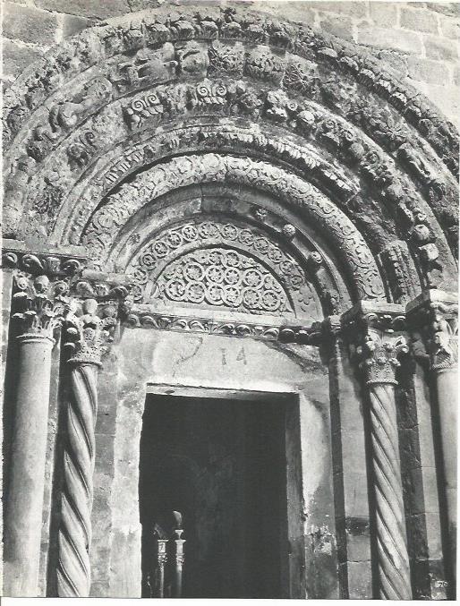 LAMINA 20701: Portada de la iglesia de Coustouges