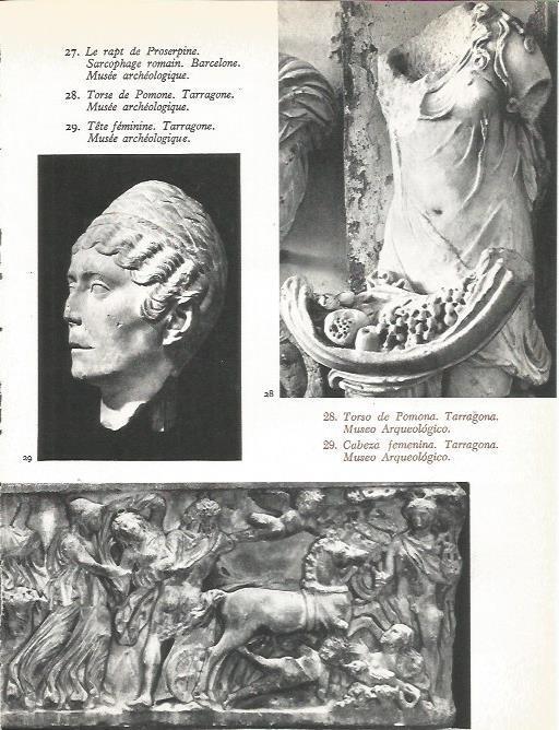LAMINA 20684: Torso de Pomona y Cabeza femenina romana