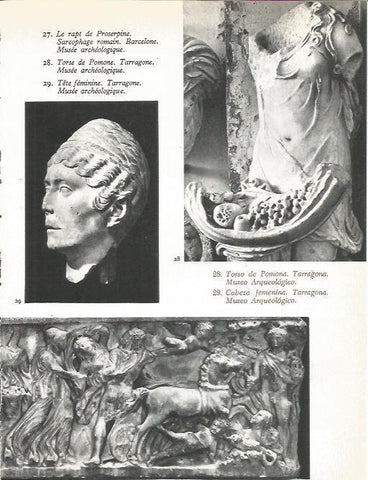 LAMINA 20684: Torso de Pomona y Cabeza femenina romana