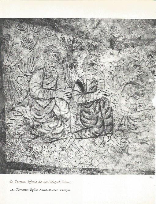 LAMINA 20686: Fresco de la iglesia de San Miguel de Terrassa