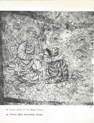 LAMINA 20686: Fresco de la iglesia de San Miguel de Terrassa