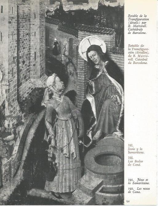 LAMINA 20747: Jesus y la Samaritana de la catedral de Barcelona