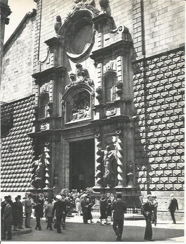 LAMINA 20755: Fachada de la iglesia de Belen en Barcelona