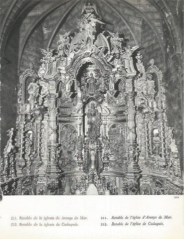 LAMINA 20757: Retablo de la iglesia de Cadaques