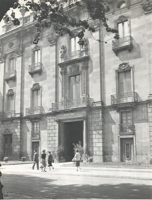 LAMINA 20759: Palacio de la Virreina en Barcelona