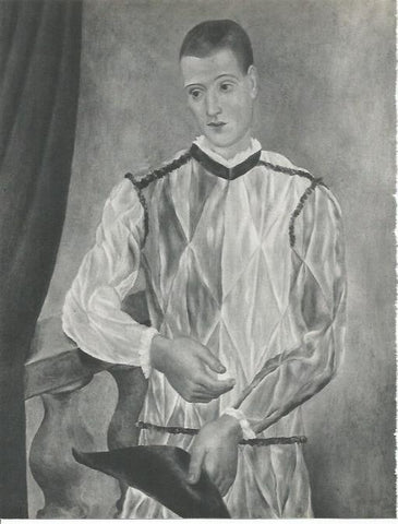 LAMINA 20760: Arlequin, por Picasso