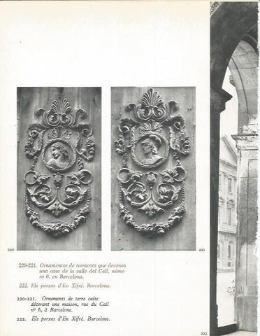 LAMINA 20761: Detalle de la Casa de la Calle Call numero 6 de Barcelona