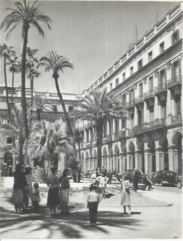 LAMINA 20762: Plaza Real de Barcelona
