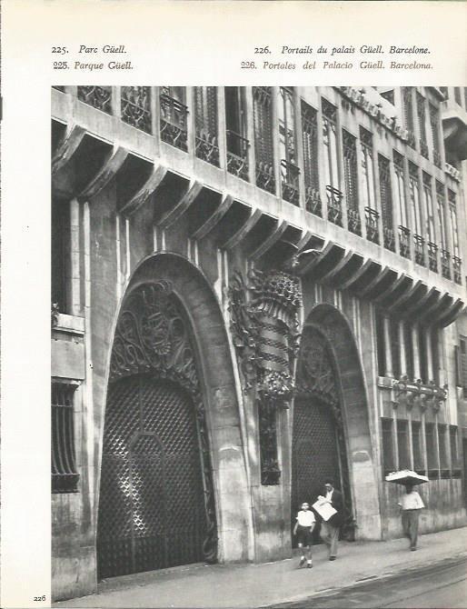 LAMINA 20764: Portales del Palacio Guell en Barcelona